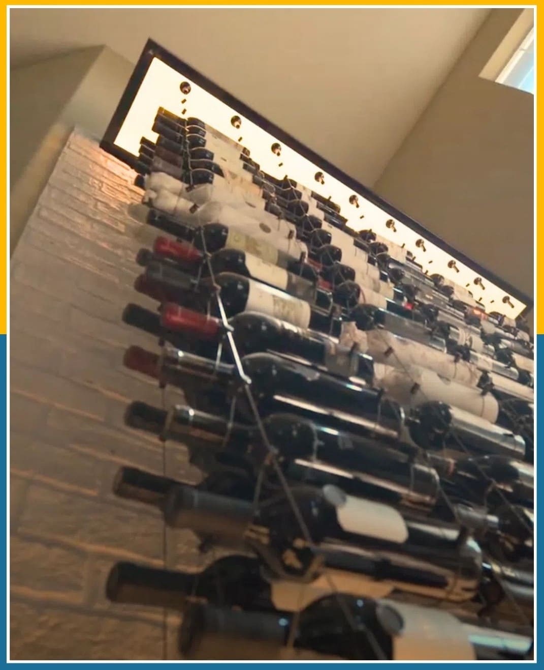 cable wine racks displays